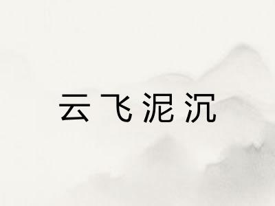 云飞泥沉
