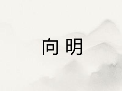 向明