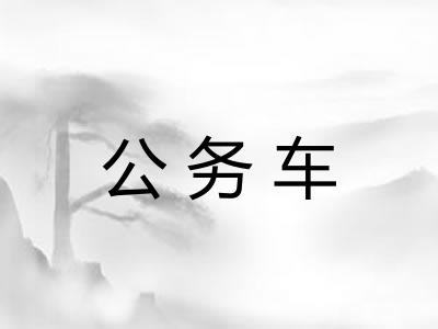 公务车