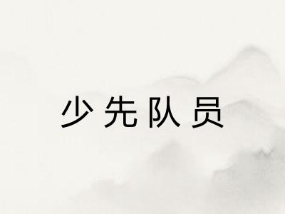 少先队员