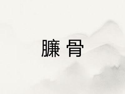 臁骨