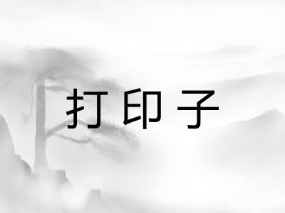 打印子