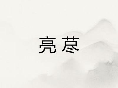 亮荩