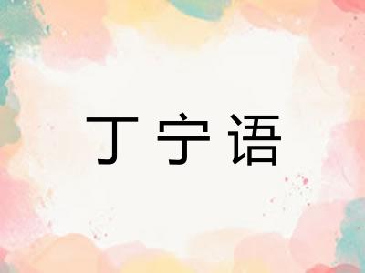 丁宁语