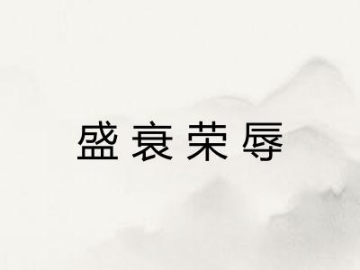 盛衰荣辱