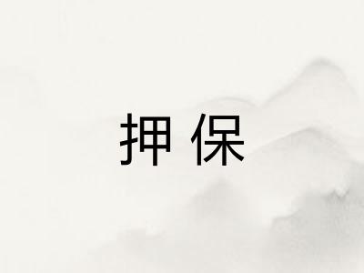 押保