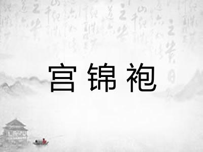 宫锦袍