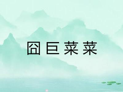囧巨菜菜