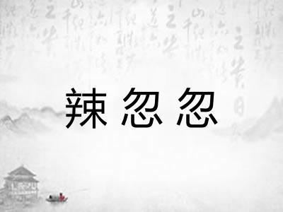 辣忽忽