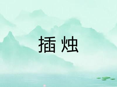 插烛