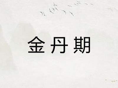 金丹期