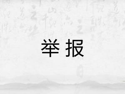 举报