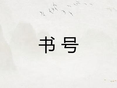 书号