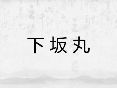 下坂丸