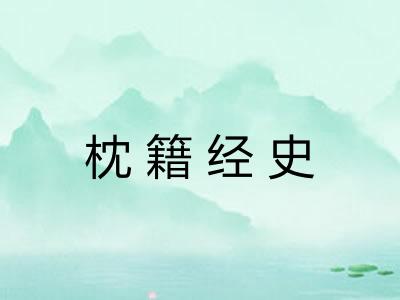 枕籍经史