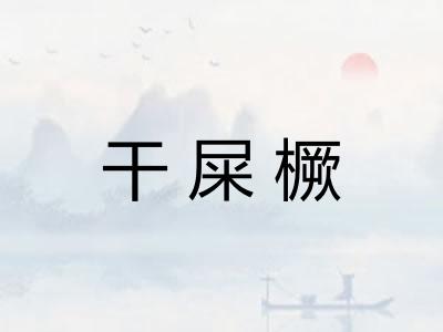 干屎橛