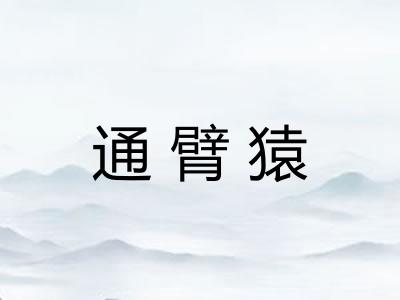 通臂猿