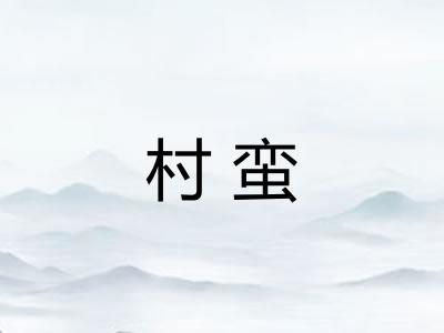 村蛮
