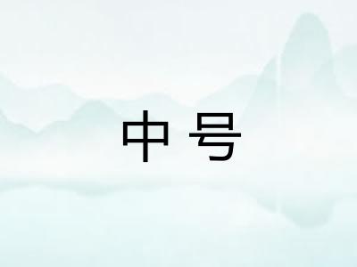 中号