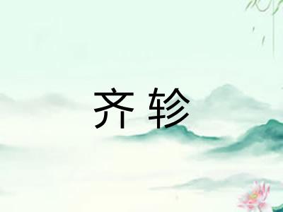齐轸
