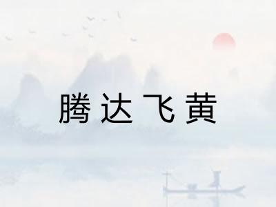 腾达飞黄