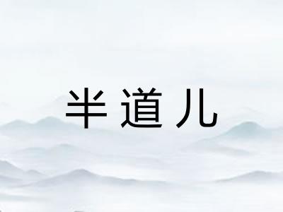 半道儿