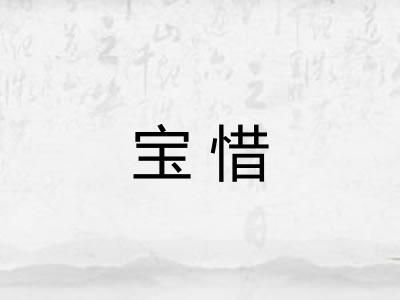 宝惜