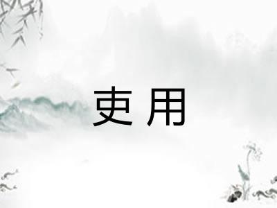 吏用