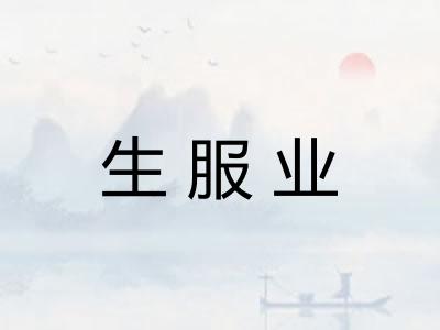 生服业
