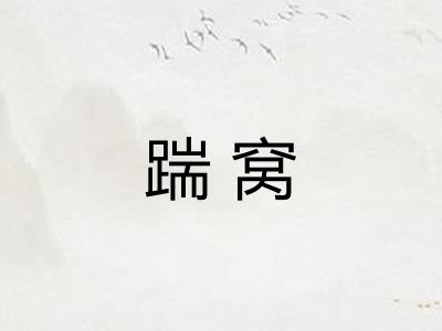 踹窝