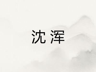 沈浑