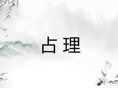 占理