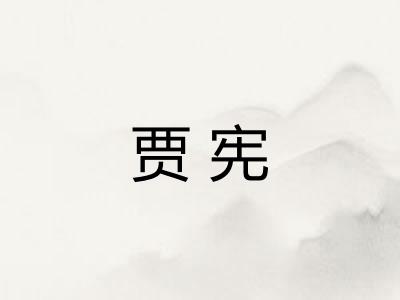 贾宪