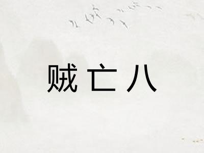 贼亡八