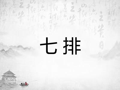 七排