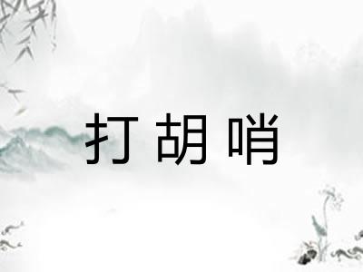 打胡哨