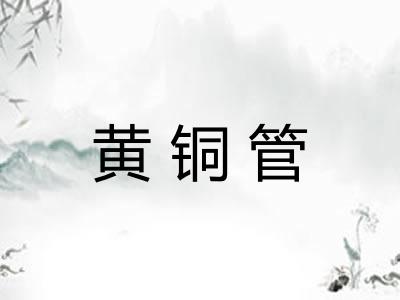 黄铜管