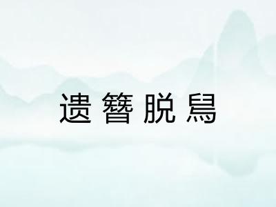 遗簪脱舃