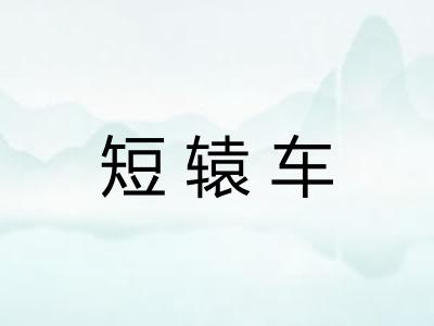 短辕车
