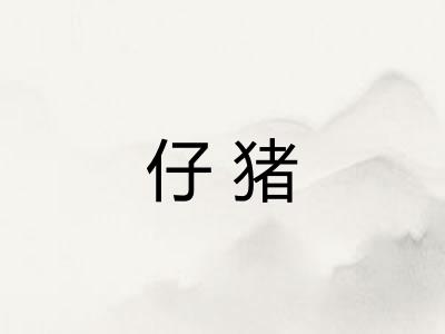 仔猪