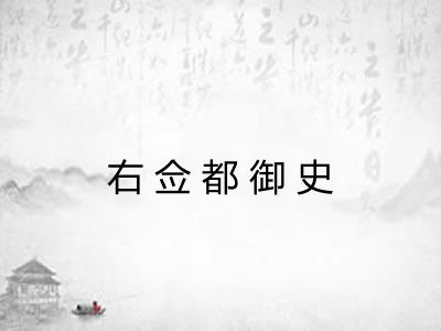 右佥都御史