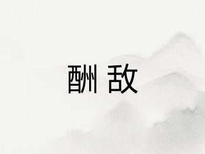 酬敌