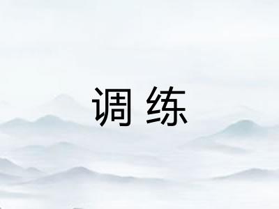 调练