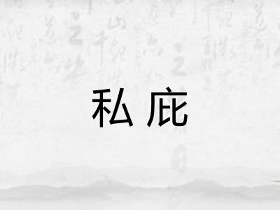 私庇
