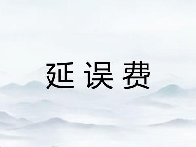 延误费