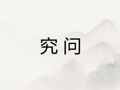 究问