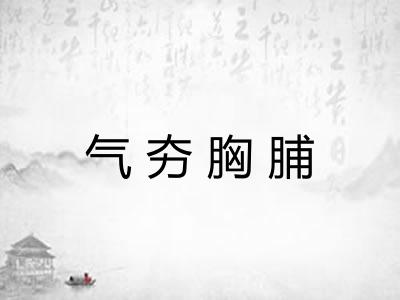 气夯胸脯