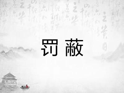 罚蔽