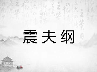 震夫纲