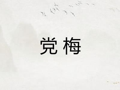 党梅